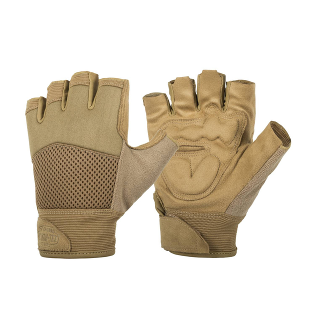 Рукавиці Helikon-Tex HALF FINGER Mk2 GLOVES, Coyote L/Regular (RK-HF2-NE-11) - изображение 1