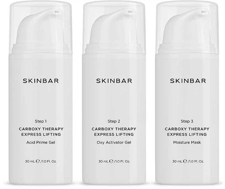 Набор для карбокситерапии - SKINBAR Carboxy Therapy Set (gel/30 ml + gel/30 ml + mask/30 ml) 3x30ml (1134386-1513046-2) - Фото 1 Набор для карбокситерапии - SKINBAR Carboxy Therapy Set (gel/30 ml + gel/30 ml + mask/30 ml) 3x30ml (1134386-1513046-2) - изображение 1
