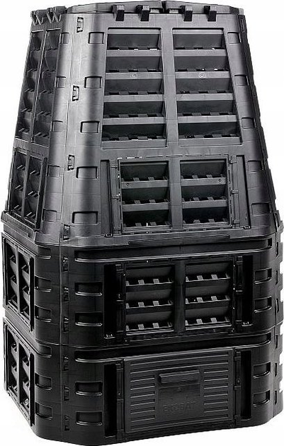 Компостер садовий Ekobat EcoSmart 1000L Black - изображение 11