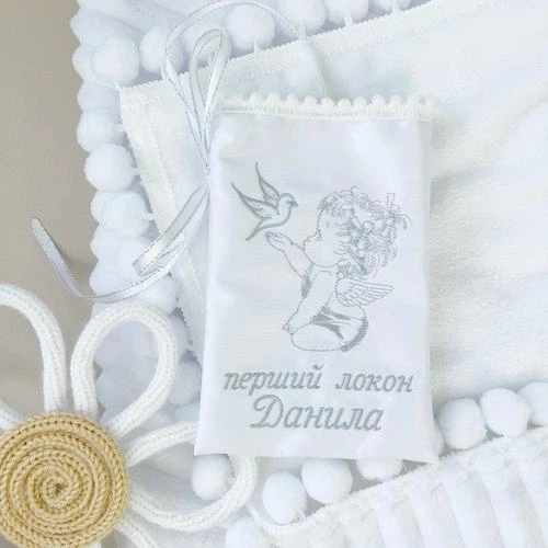 Крестильный набор для мальчика Family Tradition хлопок с вышивкой белый Крестнику - Фото 5 Крестильный набор для мальчика Family Tradition хлопок с вышивкой белый Крестнику - изображение 5