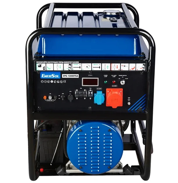 Генератор бензиновый EnerSol 12/13 кВт 3-фазный EPG-13000TEA - Фото 2 Генератор бензиновый EnerSol 12/13 кВт 3-фазный EPG-13000TEA - изображение 2