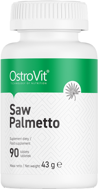 Вітаміни OstroVit Saw Palmetto 90 таблеток (5902232612059) - зображення 1