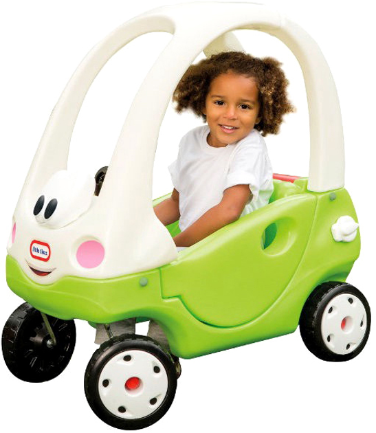 Jeździk Little Tikes Cozy Coupe Sport 18 m Biało-zielony (0050743172779) - obraz 3