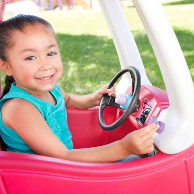 Толокар Little Tikes Princess Cozy Coupe 18 м + Рожевий (0050743642722) - зображення 7