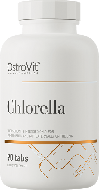 Suplement diety OstroVit Chlorella 90 tabletek (5903246225815) - obraz 1