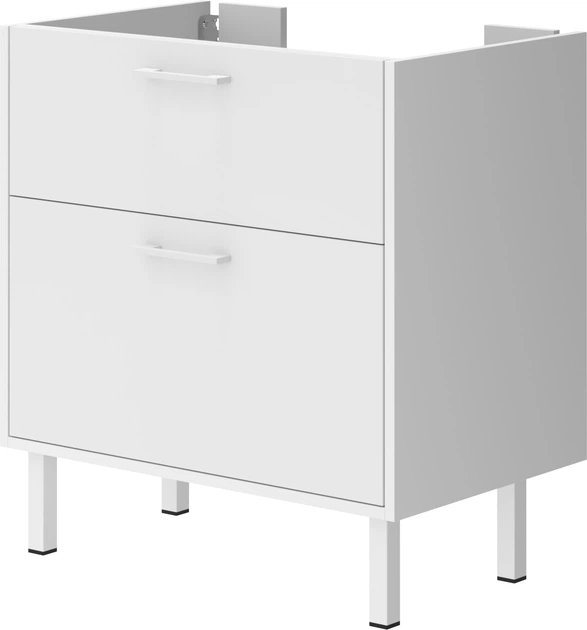 Тумба JUVENTA Afina-70 белая - изображение 2