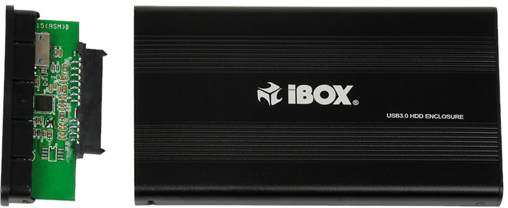 Зовнішня кишеня iBox 2.5" HD-02 HDD enclosure USB 3.0 Black (IEU3F02) - зображення 3
