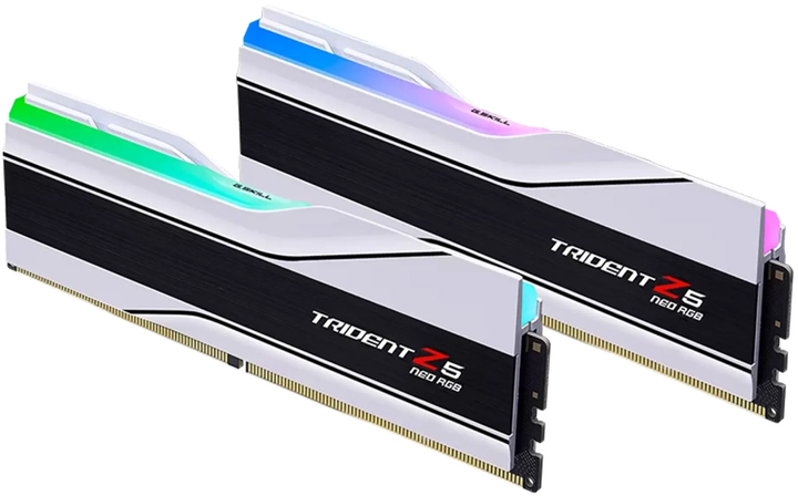 Оперативна пам'ять G.Skill DDR5-6000 32768MB PC5-48000 (Kit of 2x16384) Trident Z5 Neo RGB White (F5-6000J3036F16GX2-TZ5NRW) - зображення 1