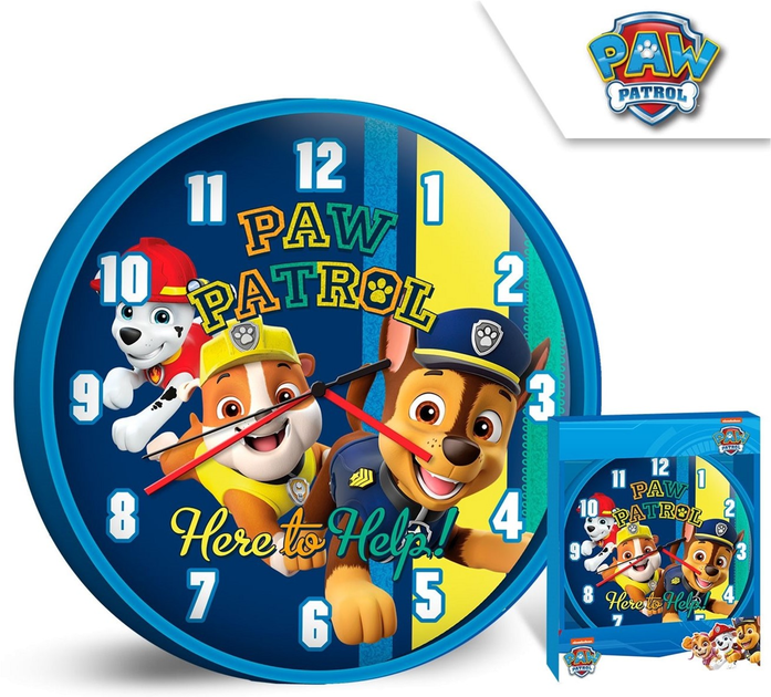 Настінний годинник Kids Licensing Paw Patrol (8435507834698) - зображення 2
