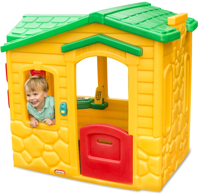 Domek zabaw Little Tikes Magic Doorbell Playhouse Żółty (0050743042553) - obraz 2