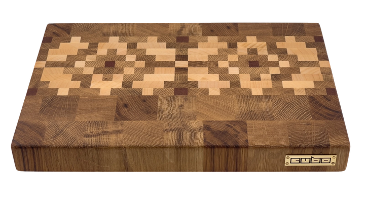 Торцева обробна дошка CUBO Ornament Oak Маленька (30 x 20 x 3.3 см) - Фото 2 Торцева обробна дошка CUBO Ornament Oak Маленька (30 x 20 x 3.3 см) - зображення 2