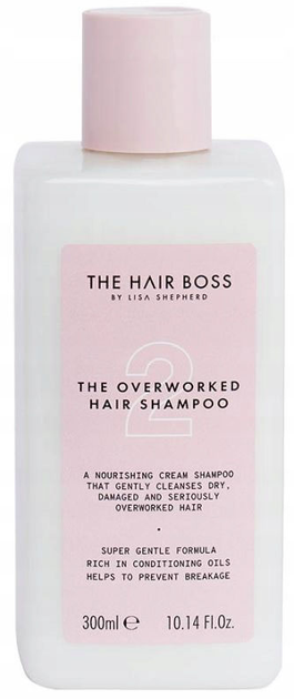 Шампунь The Hair Boss By Lisa Shepherd глибоко живильний для сухого та пошкодженого волосся 300 мл (5060427355805) - зображення 1