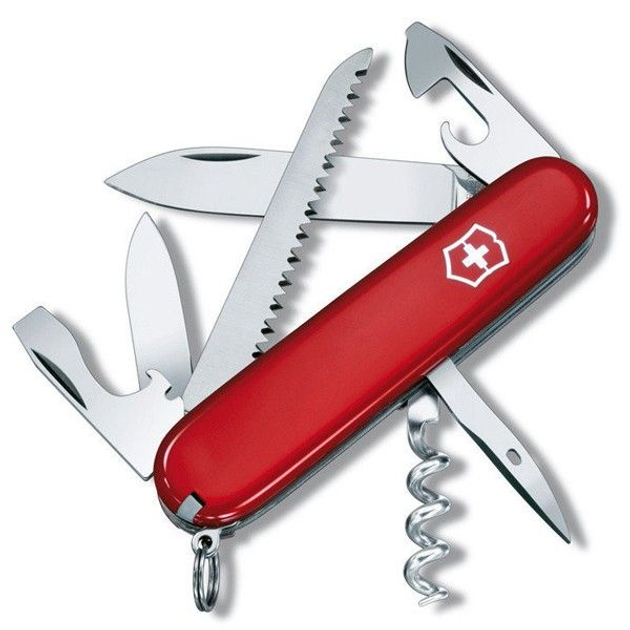 Комплект Victorinox Нож Camper 1.3613 + Чехол для ножа универсальный на липучке + Фонарь - изображение 1