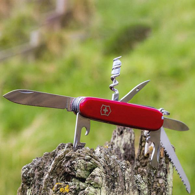 Комплект Victorinox Нож Camper 1.3613 + Чехол для ножа универсальный на липучке + Фонарь - изображение 2