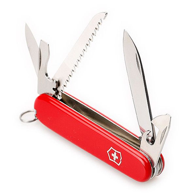 Комплект Victorinox Нож Hiker Red 1.4613 + Чехол для ножа универсальный на липучке + Фонарь - изображение 2
