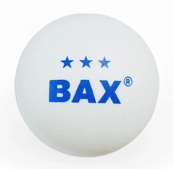 Мячи для настольного тенниса BAX 3* White 3 шт - изображение 3