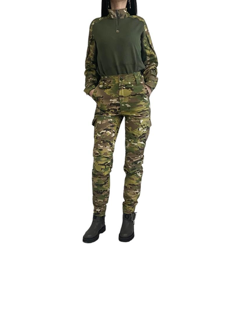 Женские тактические штаны 56 мультикам - изображение 1