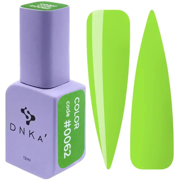 Гель-лак DNKa Gel Polish №0062 12 мл - Фото 1 Гель-лак DNKa Gel Polish №0062 12 мл - зображення 1