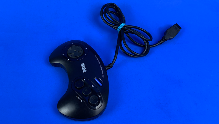 Геймпад Дротовий Sega Mega Drive SJ-3500 Black 1.5m Б/У - зображення 3
