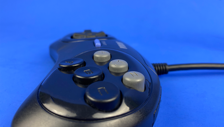 Геймпад Дротовий Sega Mega Drive SJ-6000 Black 1.5m Б/У - зображення 4