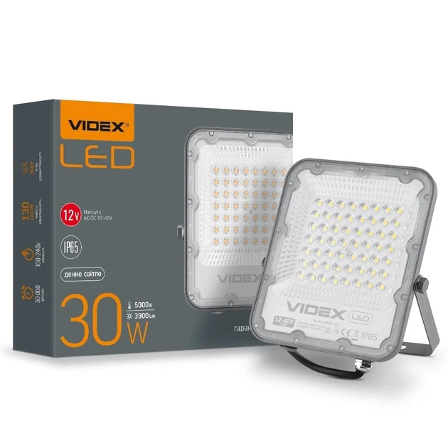 LED прожектор VIDEX PREMIUM 30W 5000K 12-48V - изображение 3