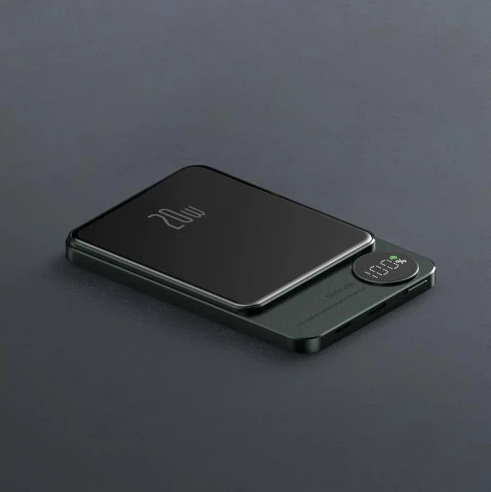 Портативная батарея iSpace Q9 MagSafe Battery 20W 10000mAh Dark Green - Фото 2 Портативная батарея iSpace Q9 MagSafe Battery 20W 10000mAh Dark Green - изображение 2