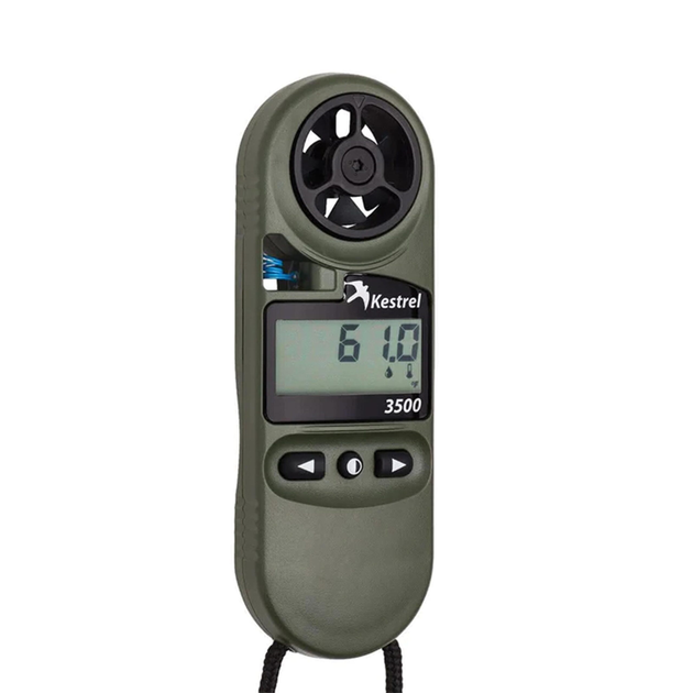 Портативна метеостанція Kestrel 3500NV Weather Meter, Night Vision Green - зображення 2