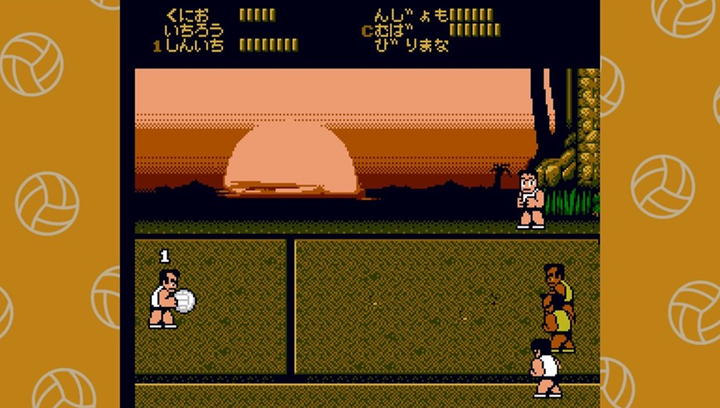Игра Nintendo Famicom Dendy Nekketsu High School Dodgeball Club Японская Версия Только Картридж Б/У - изображение 5