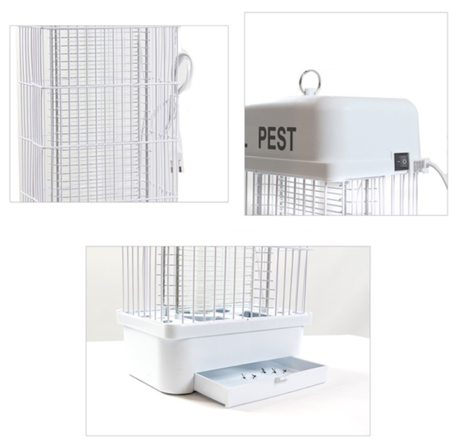 Лампа від комах електрична Renata Electric Insect Killer 10W RT-1X15W біла - зображення 4
