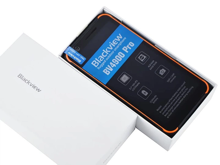 Мобильный телефон Blackview BV4900 Pro (4+64Gb) Orange - Фото 2 Мобильный телефон Blackview BV4900 Pro (4+64Gb) Orange - изображение 2