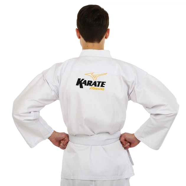 Кімоно для карате MIZANO KT07A (бавовна-щільність 240г на м2, розмір 000, зріст-110см, білий) - Фото 5 Кімоно для карате MIZANO KT07A (бавовна-щільність 240г на м2, розмір 000, зріст-110см, білий) - зображення 5