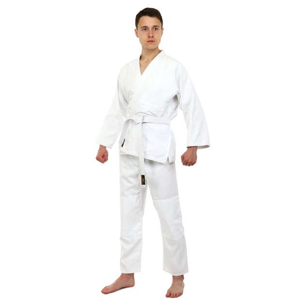 Кімоно для дзюдо MIZANO (бавовна-щільність 450г на м2, розмір 1, зріст-140см, білий) (JD05_1_(зростання_140)) - изображение 2