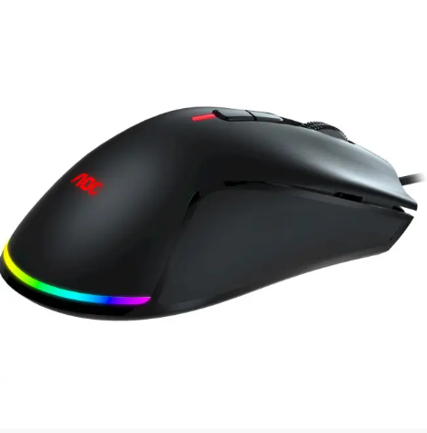 Проводная игровая мышка AOC GM530 16000dpi 7кн RGB PMW3389 Kailh switch Black (GM530B) - Фото 3 Проводная игровая мышка AOC GM530 16000dpi 7кн RGB PMW3389 Kailh switch Black (GM530B) - изображение 3