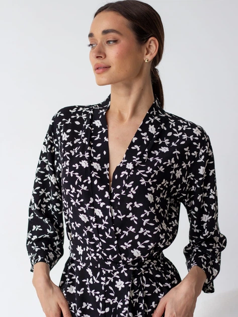 Халат женский BARWA garments 0099 M Черный (2110000992019) - изображение 7