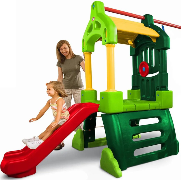 Дитячий ігровий майданчик Little Tikes Clubhouse Swing Set (0050743171093) - зображення 2