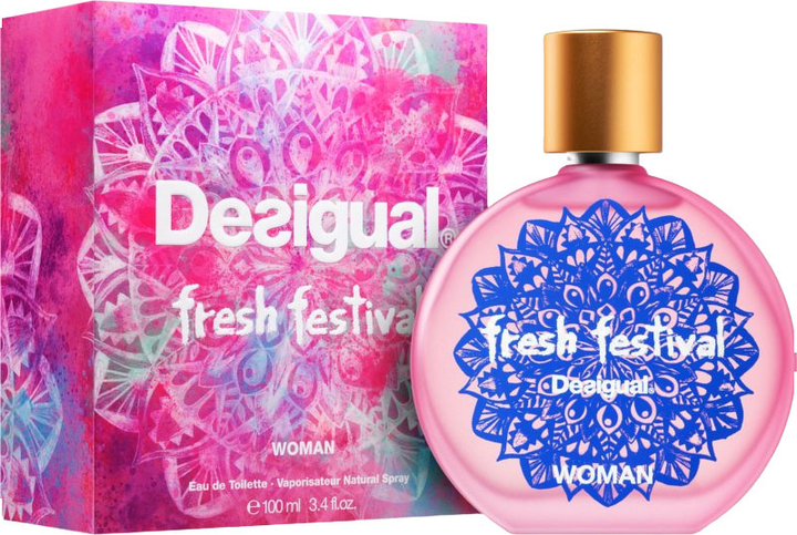 Туалетна вода для жінок Desigual Fresh Festival Woman 100 мл (8434414001223) - зображення 1