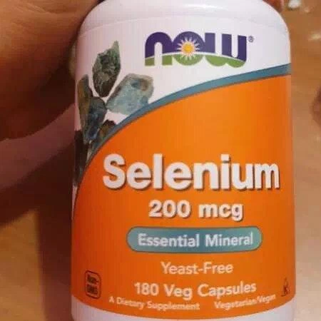 Селен NOW Selenium 200 мкг 180 капс - изображение 7