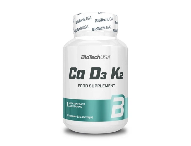 Кальций Д3 К2 BioTech Ca D3 K2 90 капс - Фото 3 Кальций Д3 К2 BioTech Ca D3 K2 90 капс - изображение 3