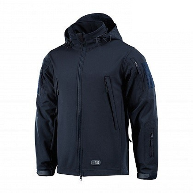 Куртка M-Tac Soft Shell Navy Blue Розмір XL - зображення 1