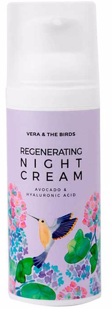 Krem na noc do twarzy Vera & The Birds Regenerating 50 ml (8436592720101) - obraz 1