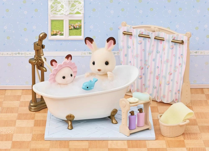 Ігровий набір Epoch Sylvanian Families Bath & Shower (5054131057391) - зображення 5
