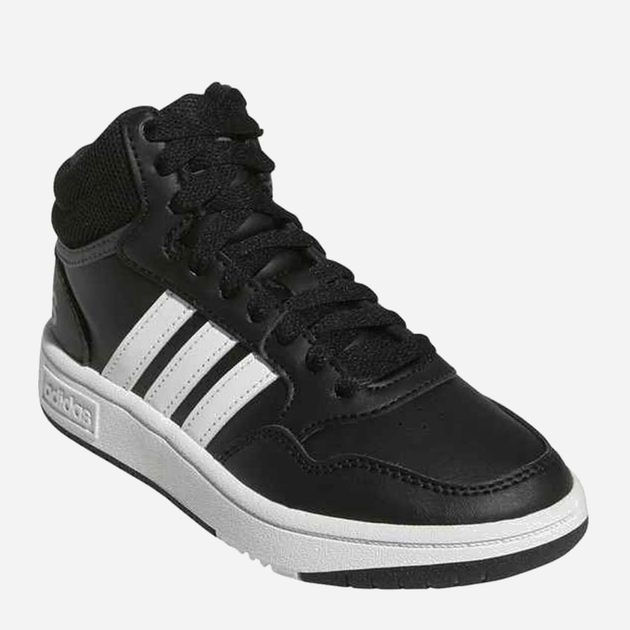 Дитячі черевики для хлопчика adidas Hoops Mid 3.0 K GW0402 31 Чорні (4065418336284) - зображення 3