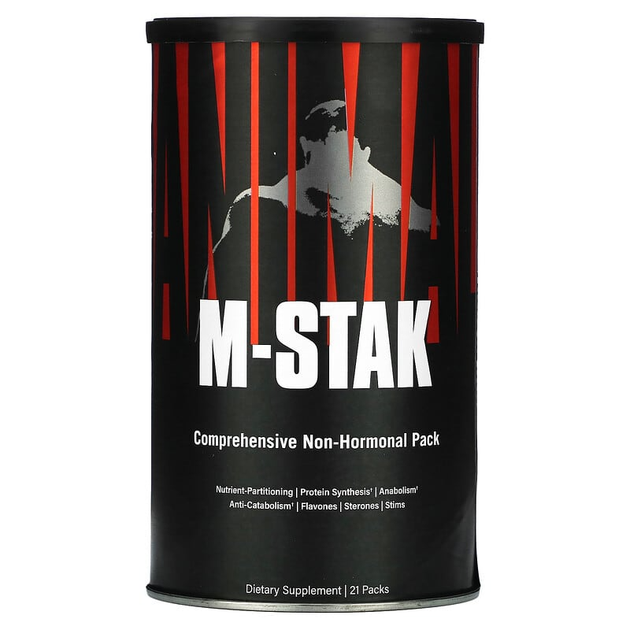Universal Nutrition, Animal M-Stak, тренировочный набор для хардгейнеров, 21 пакетик (UNN-03028) - Фото 6 Universal Nutrition, Animal M-Stak, тренировочный набор для хардгейнеров, 21 пакетик (UNN-03028) - изображение 6
