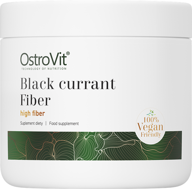 Харчова добавка OstroVit Black Currant Fiber 150 г (5903933900100) - зображення 1