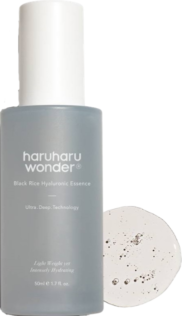 Esencja do twarzy Haruharu Wonder hialuronowa z ekstraktem z czarnego ryzu 50 ml (8809532220885) - obraz 1