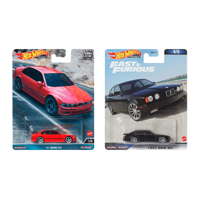 Набір Машинка Premium Hot Wheels 1991 BMW M5 Fast & Furious 1:64