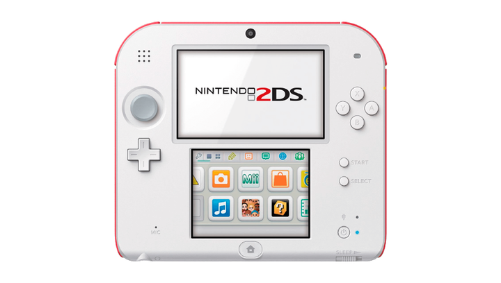 Консоль Nintendo 2DS Europe Модифікована 32GB White Red + 10 Вбудованих Ігор Б/У - зображення 2