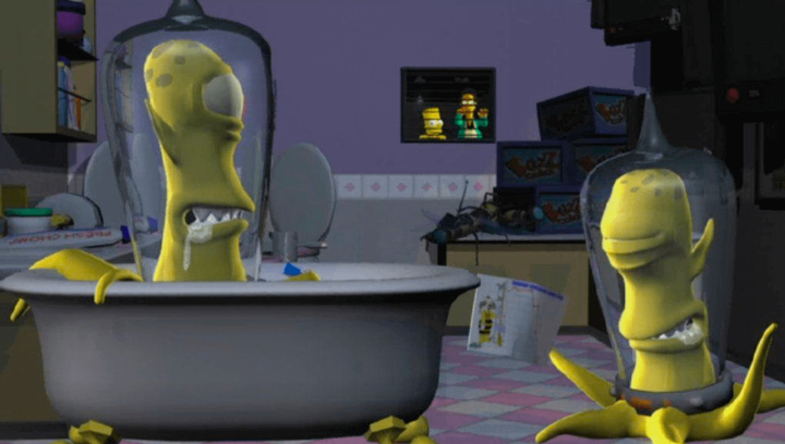 Игра Microsoft Xbox Original The Simpsons: Hit & Run Europe Английская Версия Б/У - изображение 2