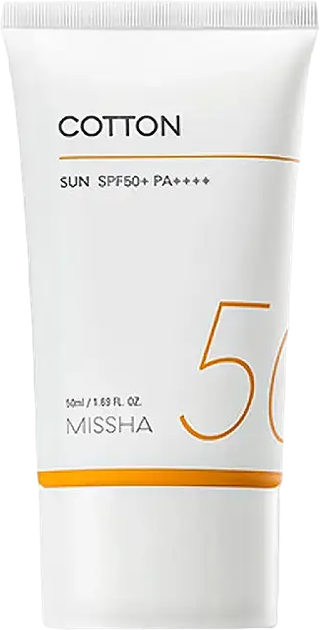 Сонцезахисний крем Missha All Around Safe Block Cotton Sun SPF50 PA++++ 50 мл (8809747942138) - зображення 2