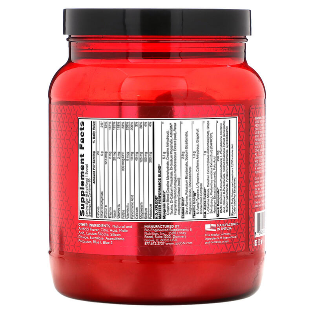 BSN, N.O.-Xplode 3.0 1,1 кг - blue raspberry (100736) - изображение 2